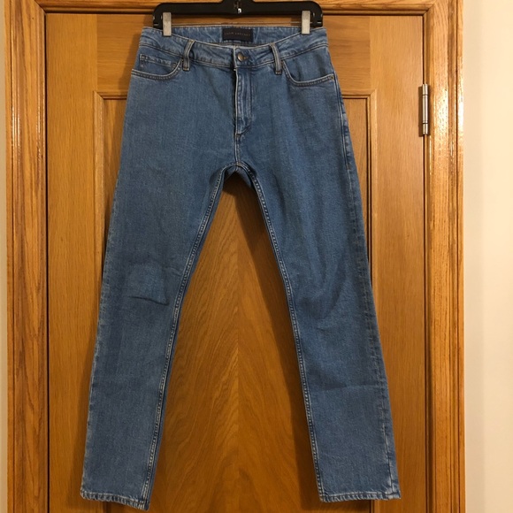 NWOT Thom Sweeney Slim Fit Light Blue Bespoke Jeans Size 30 (measurements) - Picture 4 of 16